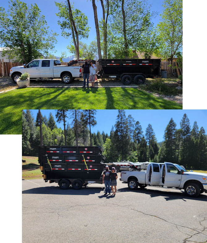 Dumpster rental and Junk Removal- Sagebrush Waste Services - Carson Valley, NV